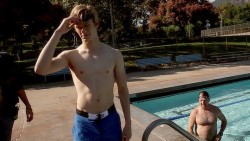 thehemingwaygoldfish:Lucas Till in the Crush (2013) “Making