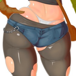 ahegao-hentai1:High-leg panties