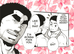 cute-bara:  I love these scenes from this manga! They’re so