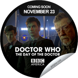      I just unlocked the Doctor Who 50th Anniversary Coming Soon