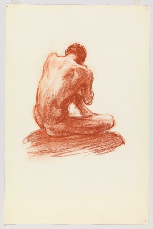 koerperlich:Edward HopperSeated Male Nude, Rear View, 1920–1925Fabricated