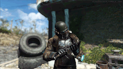 one-eyed-lola-rp:  elusivechip:  NCR Ranger Veteran Armor by