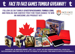 facetofacegames:  Wanna win an awesome JOU product kit?Follow