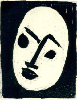 untitled-1991:  matisse “white mask on a dark background”