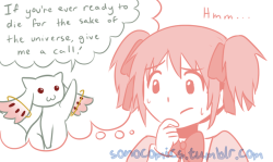 sonocomics:  Madoka: “……I can’t believe this actually