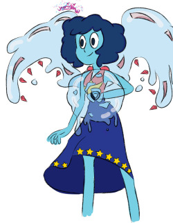This is my non-final version of Aquamarine, Lapis and Steven