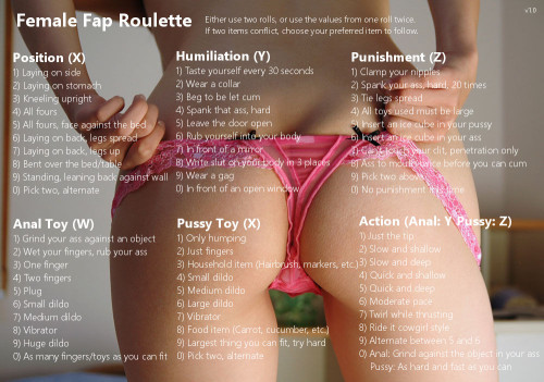 The second Fap Roulette I’ve ever made, by request and with help from gottalovethatporno.