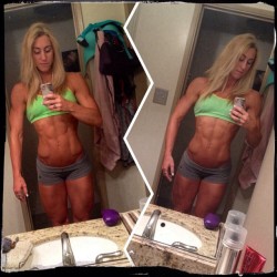 sexygymchicks:  @she_is_fit: In preparation for second figure
