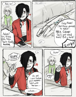 sykehaol:  DMMD worst end AU: In which Ren wakes up a year later