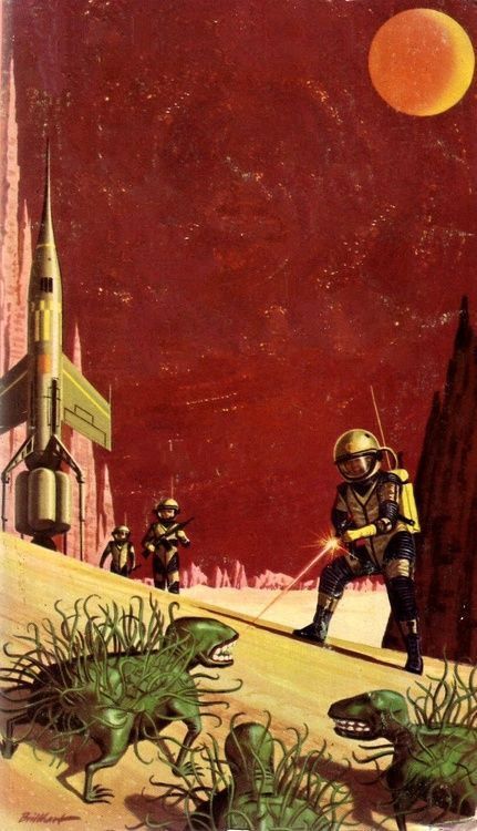 vintagegeekculture:  The Red Planet by Ralph Brillhardt (1962)