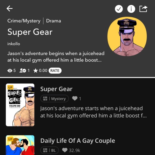 The first episode of Super Gear is available at Tapas   WEBTOON