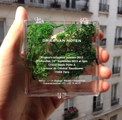  Invites at Dries Van Noten S/S 15 recreated the runway in advance