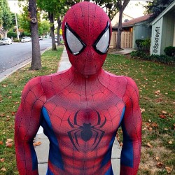 longlivespidey:  Good morning Web-heads! #spideyfit #spiderman