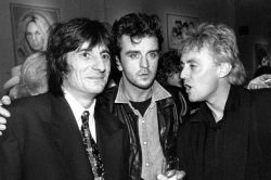 i-will-be-a-legend:Roger Taylor with Steve Strange and Ronnie