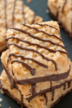 foodiebliss:  Totally from Scratch Samoa BarsSource: Texanerin