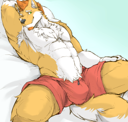 ponpictures:    “Enjoying the view?” Overdue sketch commission for ShibainYou 