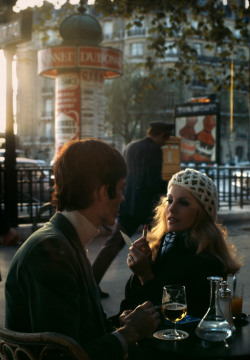 barcarole: Couple in Paris, 1970, by Bruno Barbey.