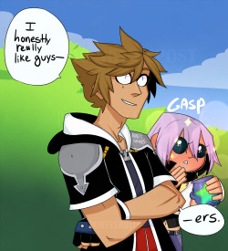 mintyskulls: Based off this vine Sora stop crushing Riku’s