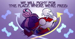 aliceapprovesart: Frisk Universe This goes to the tune of the