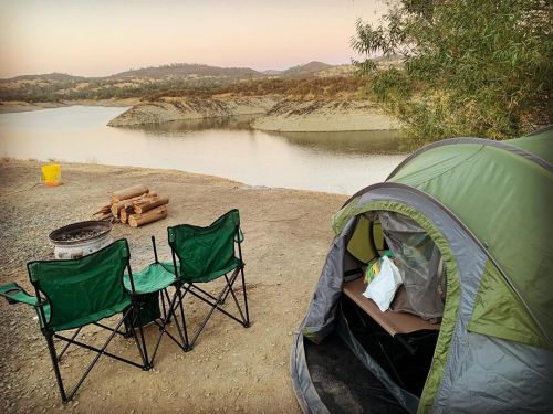 Fun, quick, ‘get out’ camping 🏕 trip.  Lake Amador. Trout