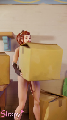 strapy3d: Brigitte moving in the Overwatch lewd palace… Aye!