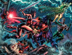 jonathanecko:  Martian Manhunter vs. The Justice League