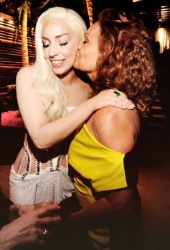 ladyxgaga:  Gaga with Diane Von Furstenberg, Stevie Knicks, Tommy