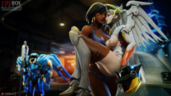 fireboxstudio: My Patreon   Pharah and Mercy have been training