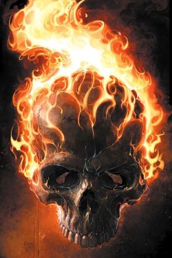 obsessedwithskulls:  Very cool Ghostrider art by Clayton Crain!http://claytoncrain.com/