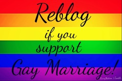 furrynation:   I’m doing another survey! I support gay marriage!