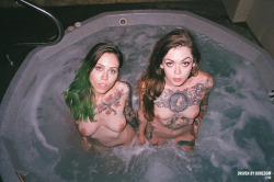drivenbyboredom:  Topless Tuesday hourly rate hot tub edition.-