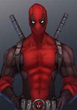 fuckyesdeadpool:  Merc with a Mouth by doghateburger 