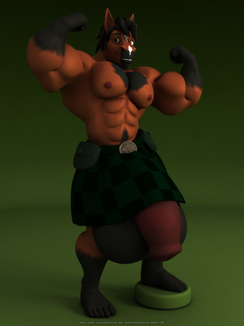 anthroanim:  Kilt, Up!