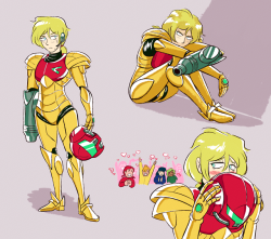 sarraceniarts:drew teenage samus again still emo still attracts