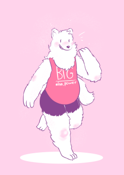 cat-boots:  your samoyed boyfriend spots you while he’s out