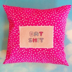 flamingovintage:  Snarky cross- stitch by Bittersweet Susie is