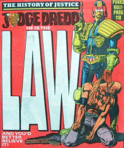 hartigancomics:  JUEZ DREDD (1977-?) by John Wagner & Carlos