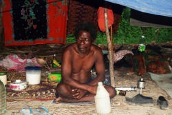 yearningforunity:  An Orang Asli man in a village in Taman Negara