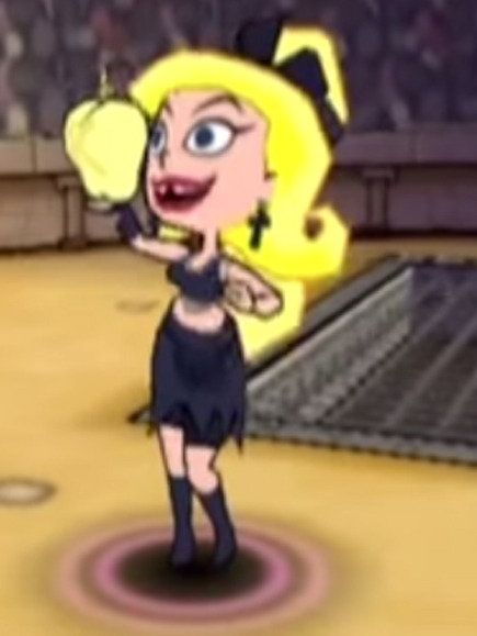 tlrledbetter:  javidluffy:  Do you know where can a find a good quality version of Eris’ gothic outfit artwork from the character selection screen of this Wii video game? I’d like to have a good reference in case I decide to draw this character one