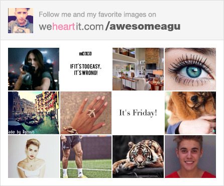 awesomeagu:  Follow me on We Heart It!