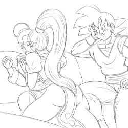 funsexydragonball:Saw this pic by dicasty1 and honestly I couldn’t