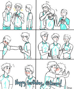 queer-stargazer:  Happy birthday, Oikawa Tooru! 