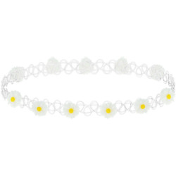 cri-cket:  Miss Selfridge Daisy Tattoo Choker   ❤ liked on