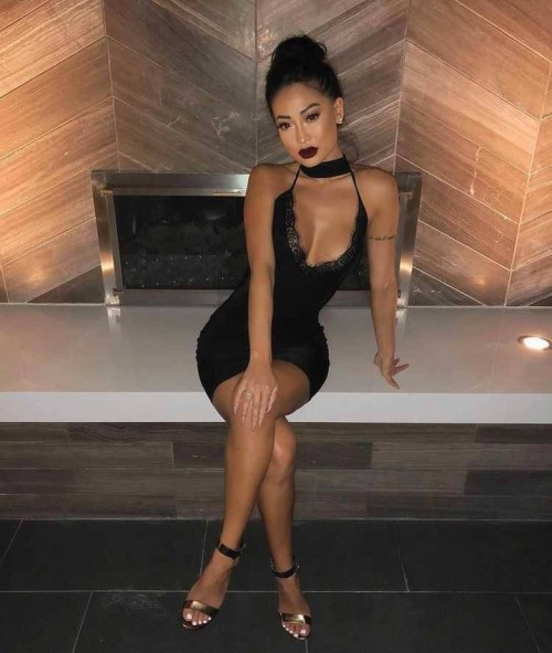 Sexy black dress