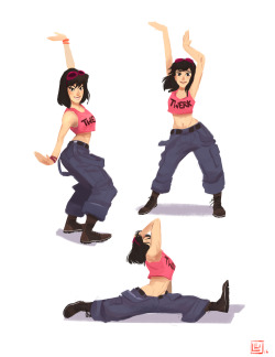 leisha-riddel:    some Kiyoko poses ref’d off this dance by
