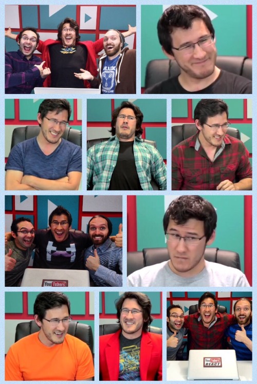 starbug0402:  A little collage of Mark’s time on YouTubers React.