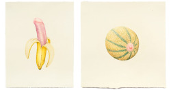 aurel schmidt / banana / melon