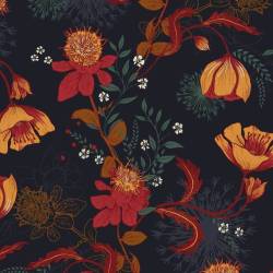 lascarlatte:A flatter floral pattern for a change _______ #patterndesign