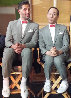 mynewplaidpants:  Joe Manganiello & Paul Reubens