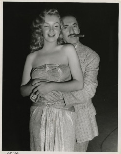 arcaneimages:  Marilyn Monroe & Groucho Marx  